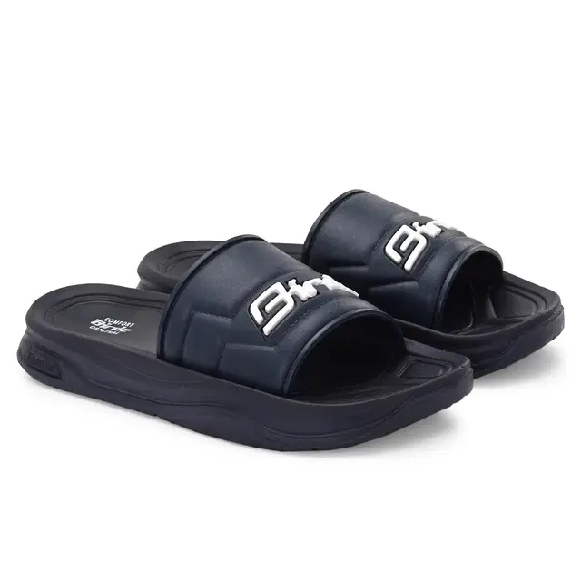 Sliders For Men, Navy Blue (6)