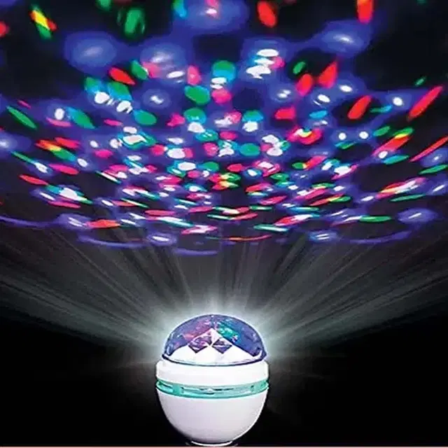 VH Rotatable Led Crystal Disco Bulb, Multicolor