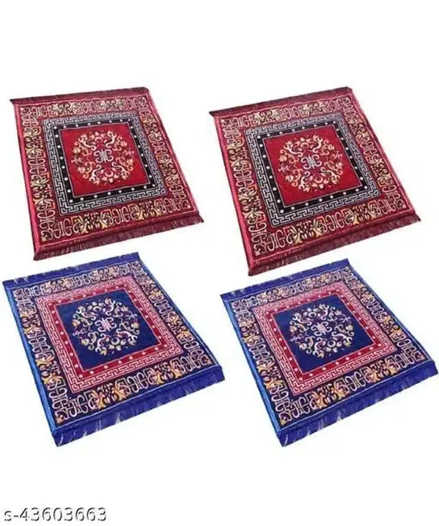 Prayer Mat, Multicolor, Pack of 4
