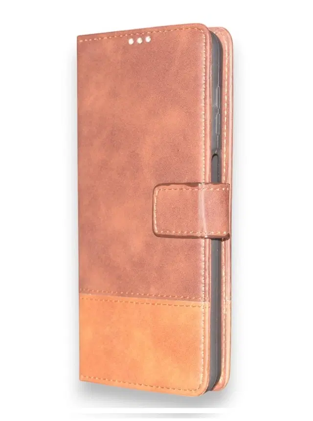 Artificial Leather Mobile Flip Cover for Moto G96 / Moto G85 / 50 Fusion (Brown)