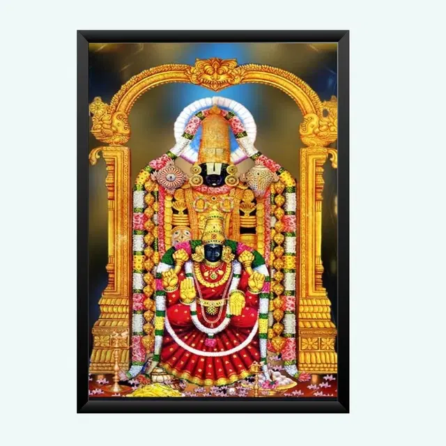 Polyester Photo Frame, Black, 5x7 inches