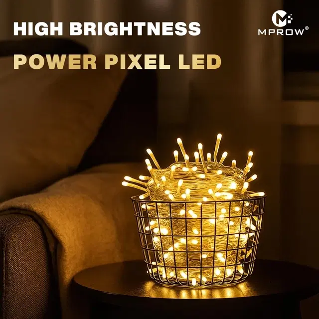 Mprow 20 Meter 72 Led's String Light, Warm White