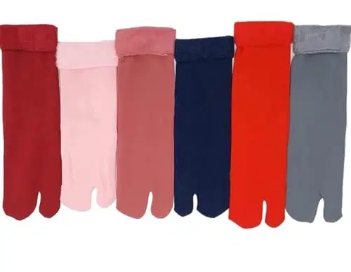 Woolen Solid Socks for Women, Pack of 6 (Multicolor)