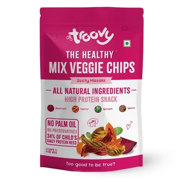 Troovy Healthy Mix Veggie Chips 70 g
