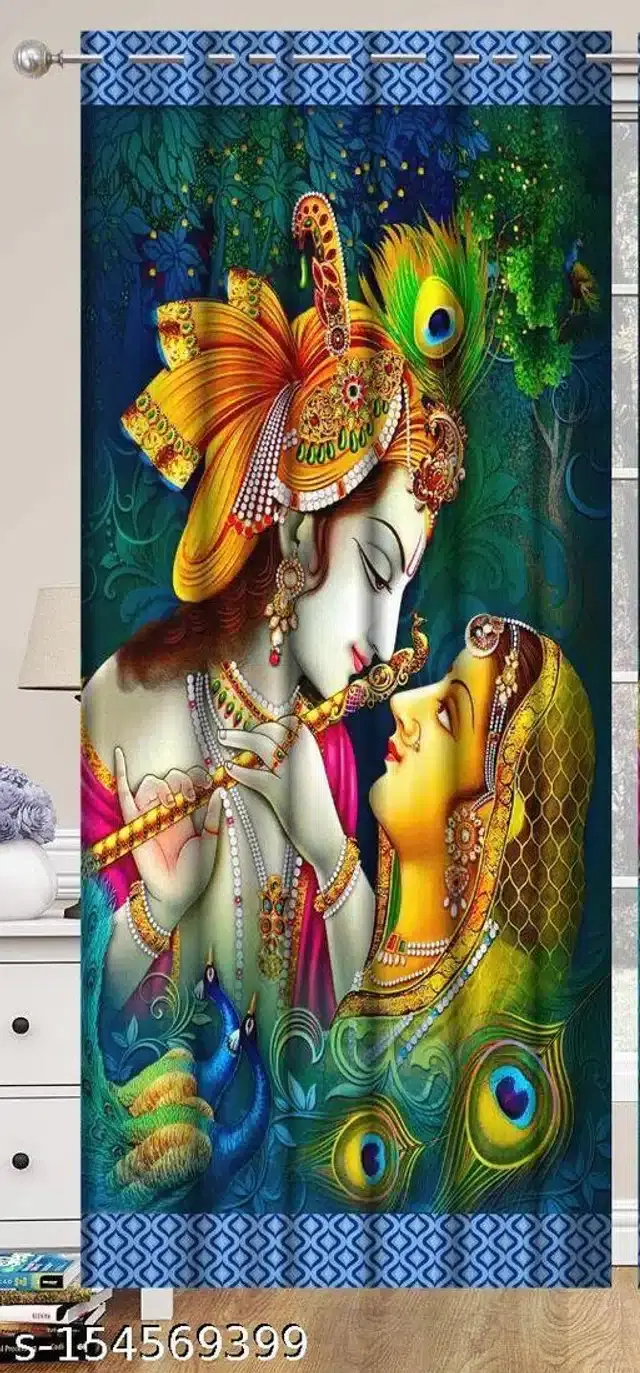 Curtains for Door, Multicolor, 5 Feet