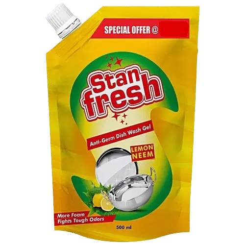 Stanfresh Dish Wash Gel 500 ml ( Lemon Neem )
