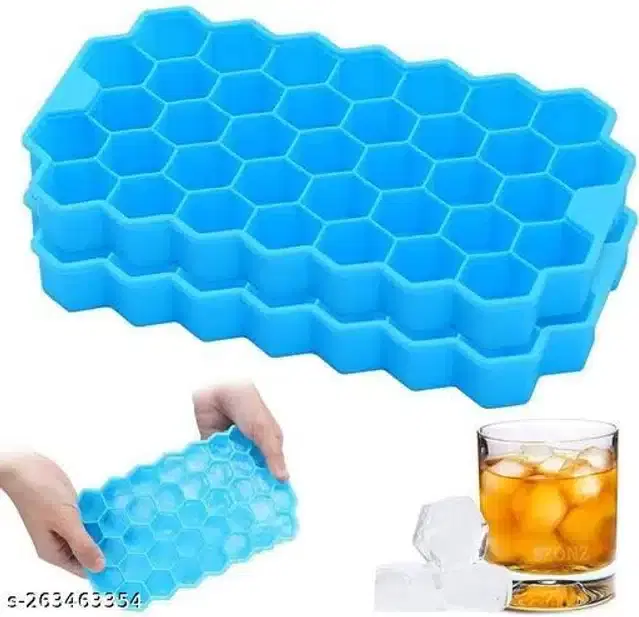 Ice Cube Trays, Green, Pack of 3