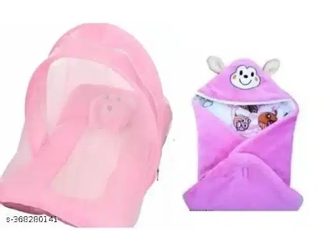 Combo of Baby Sleeping Set, Pink, Set of 2