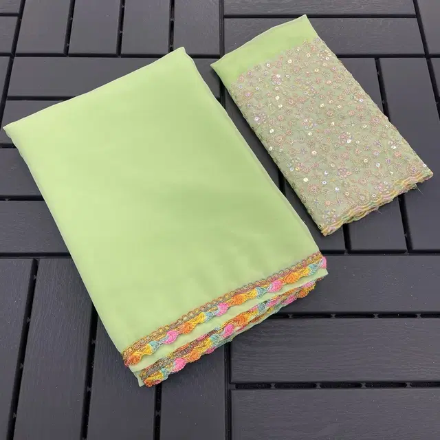 Silk Woven Design Saree for Women, Green (6.3 m)