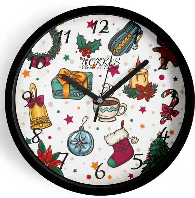 Christmas Analog Watch for Home, Multicolor, 7 Inches