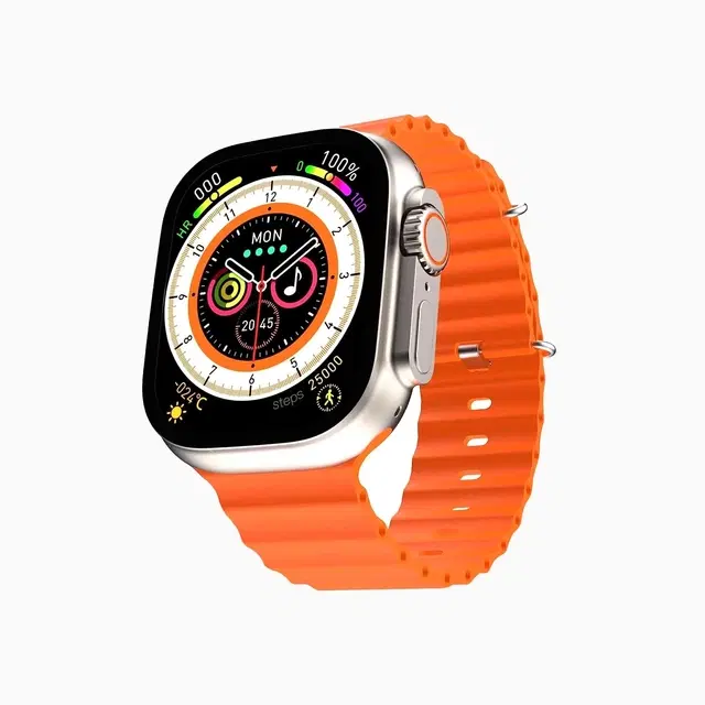 Silicone Strap S8 Ultra Smart Watch, Orange