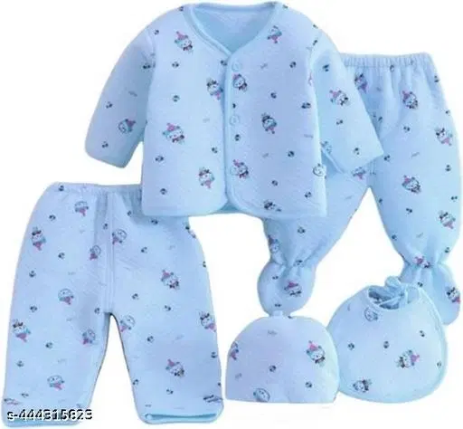 Winter Clothing Set for Kids, Set of 1 (Multicolor, 0-6 Months)