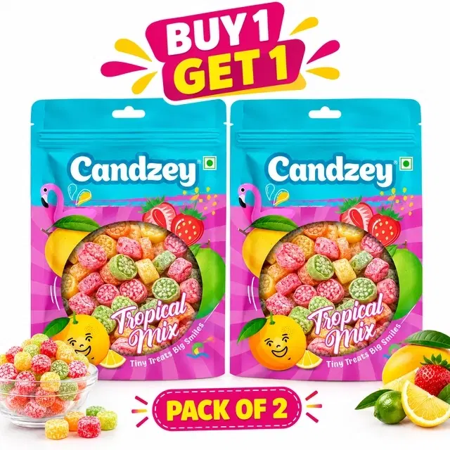 Candzey Mix Fruits 2X100 g  (Buy 1 Get 1 Free)