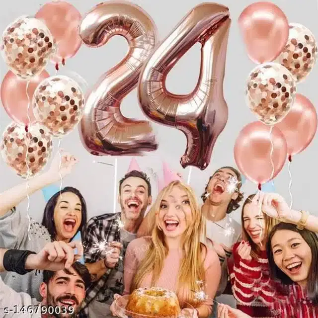Number Foil Balloon, Assorted, Pack of 1