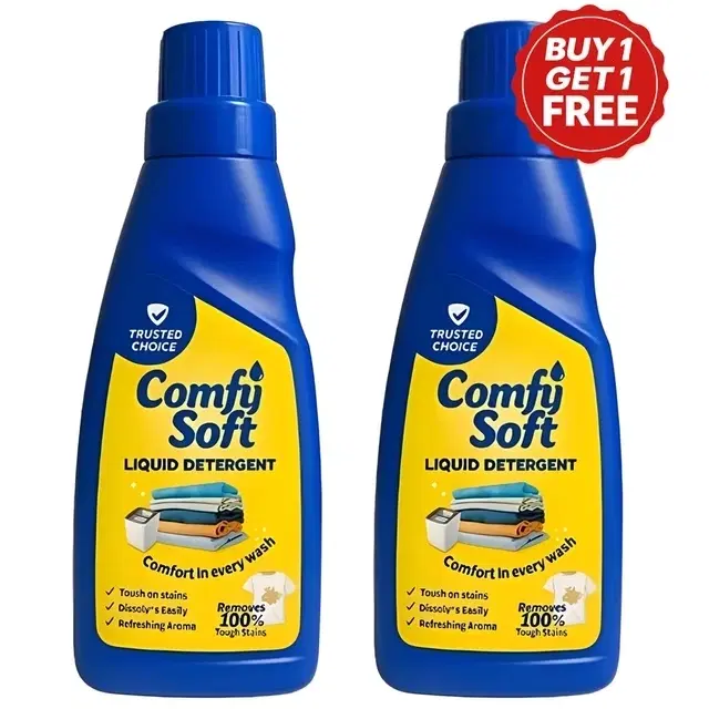 Comfy Soft Detergent Liquid 2X200 ml (Buy 1 Get 1 Free)