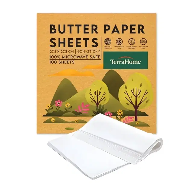 TerraHome OGR Butter Paper Sheets 100 Piece