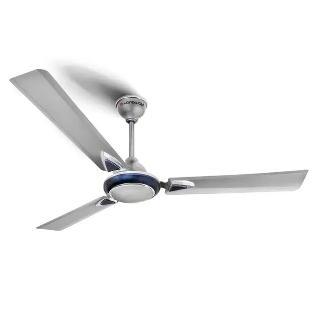 Longway Starlite-1 P1 1200 mm 3 Blade Ceiling Fan, Ultra High Speed | Silver Blue |