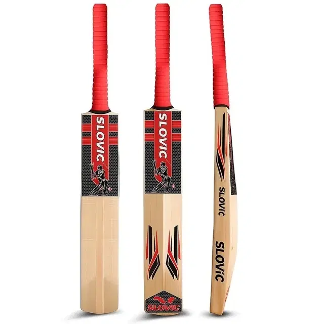 Slovic Wooden Cricket Bat, 1200 g