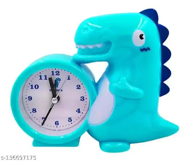 Dinosaur Table Alarm Clock, Blue
