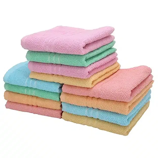 Cotton 300 GSM Hand Towel , Pack of 12