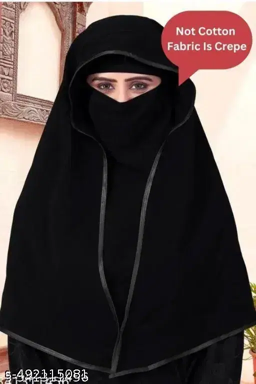 Nose Peice Piping Black (Free Size)