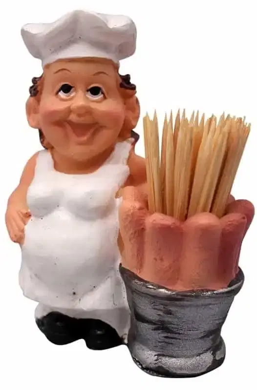 Amore Polyrasin Toothpick Holder, Multi TP-09