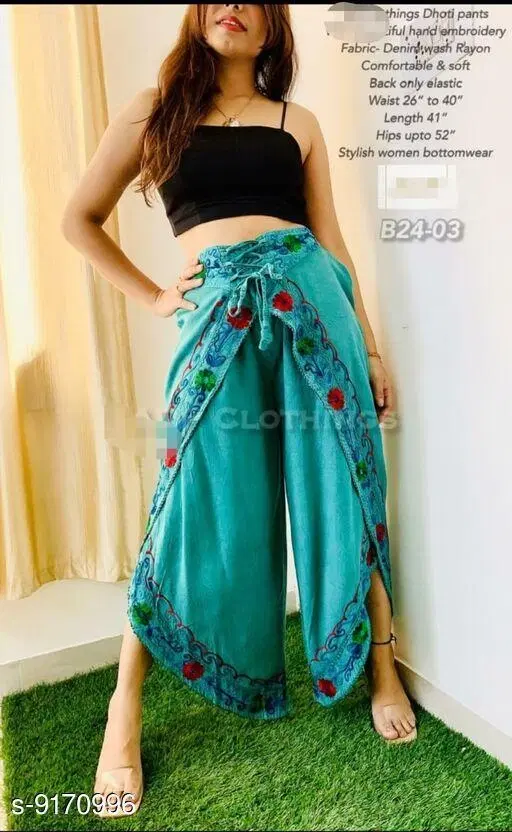 Printed Patiala for Women (Multicolor, 28)