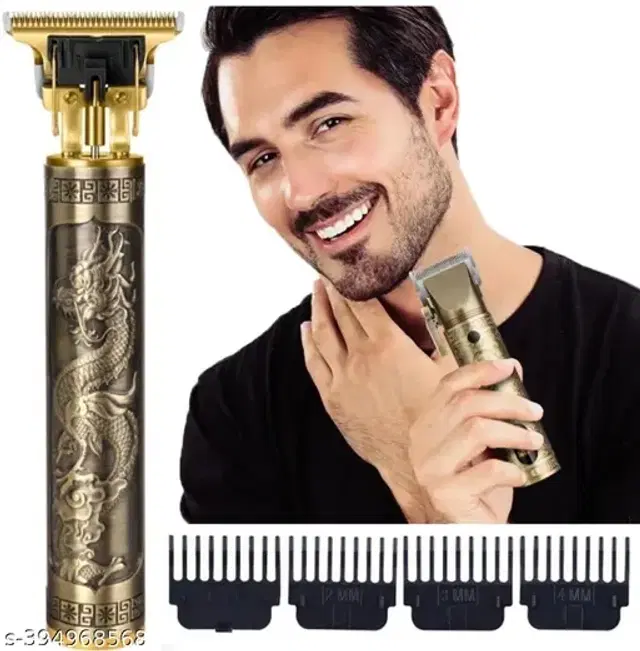 T9 Rechargeable Professional Hair Trimmer for Man & Women, Gold