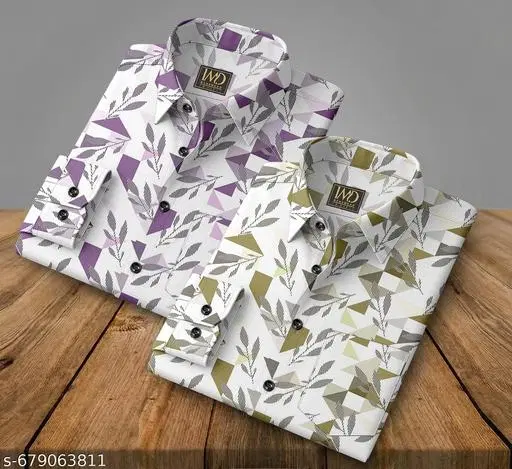 Solid Shirts for Men (Multicolor, M)
