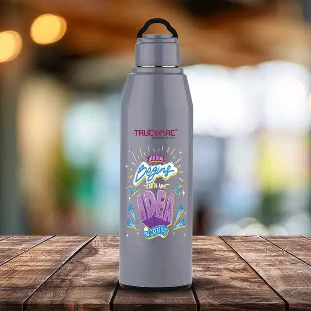 Trueware Sun Shine 800 Water Bottle, Grey, 700 ml, A-195