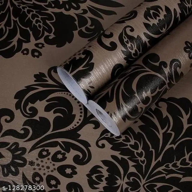 Bliss Vinyl Wallpaper for Home, Brown, 40x500 cm