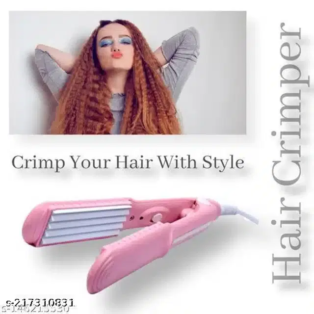 Plastic Hair Straightener, Pink