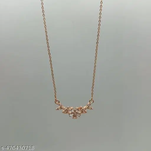 White Necklace for Women (Free Size)