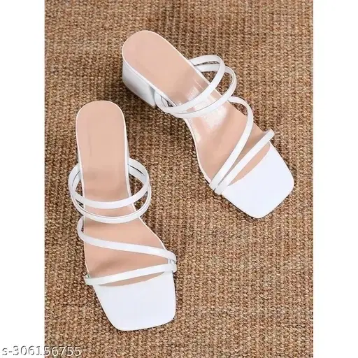 Acknew Heels for Women ACK10034, White (4)