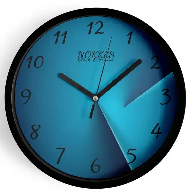 Plastic Printed Wall Clock, Multicolor, 7 Inches