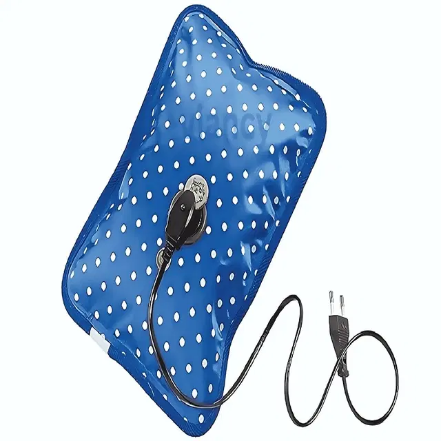 Electric Hot Water Bag for Body Pain Relief, Multicolor, 1 L