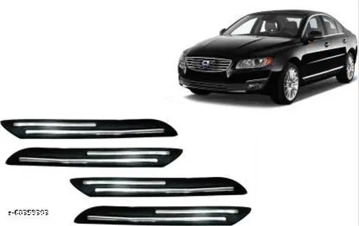 Rubber Car Bumper Protector, Multicolor, Pack of 4