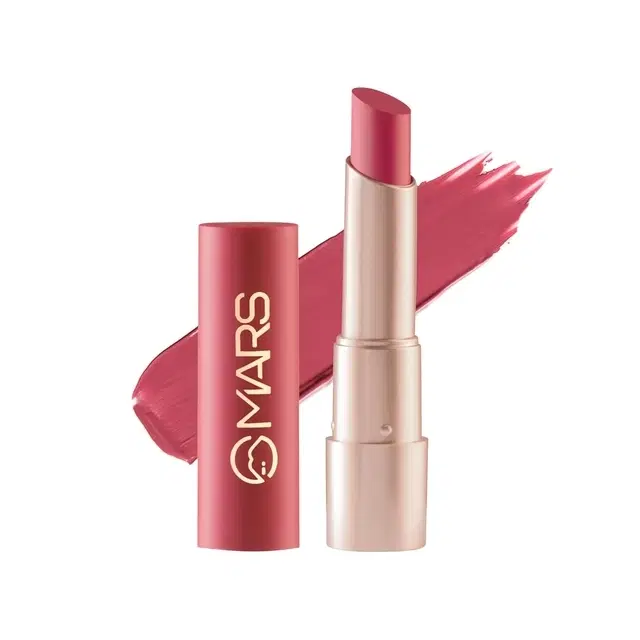 Mars Creamy Matte Long Lasting Lipstick For Women (3.2 g, 06-Bhangra Bloom)