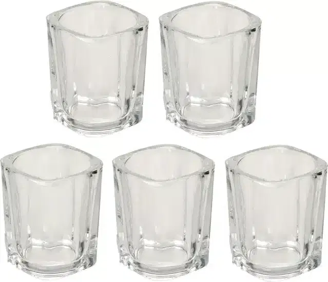 Liquor cum Cocktail Glasses, Transparent, 50 ml, Pack of 5