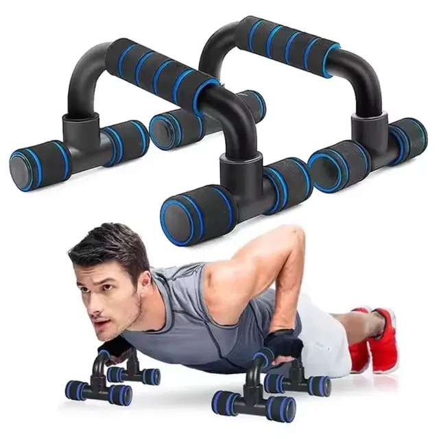 Push-Up Bars for Strength ,(Blue)