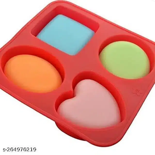 Plastic Bakeware Moulds, Red
