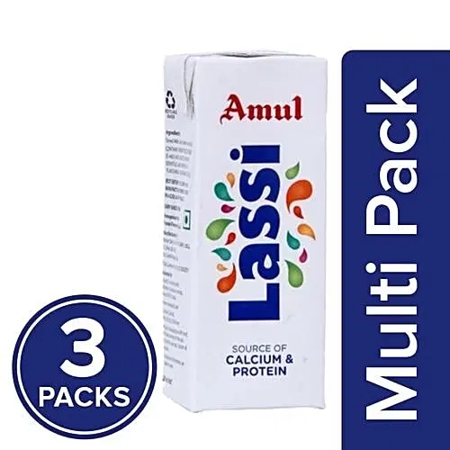 Amul Lassi 3X200 ml (Set Of 3)