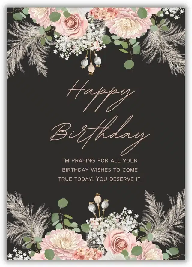 Birthday Greeting Card, Multicolor