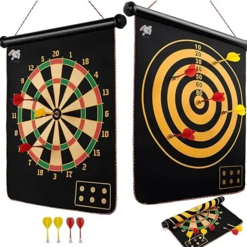 Storio Double Sided Magnetic Dart Board