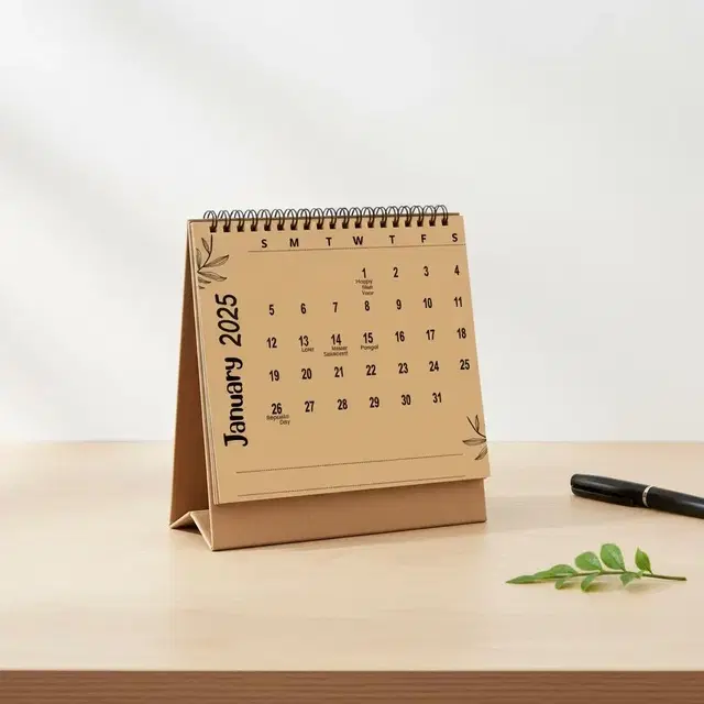 Accuprints 2025 craft Calendar for Desk Motivation - Size - 5.8 x 5.8
