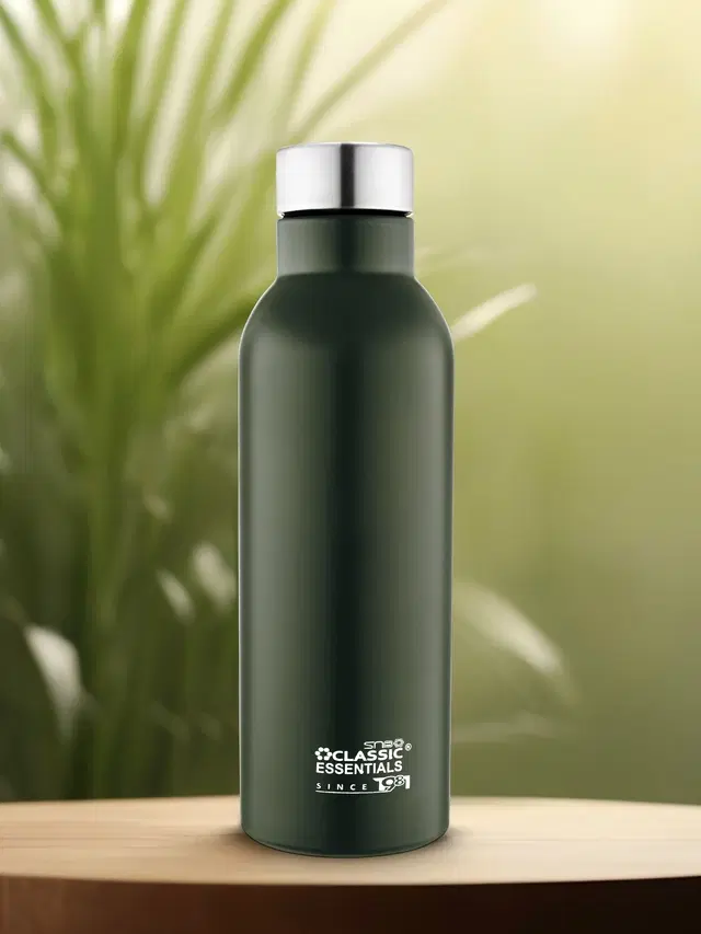 Stainless Steel Water Bottles, Green, 1000 ml