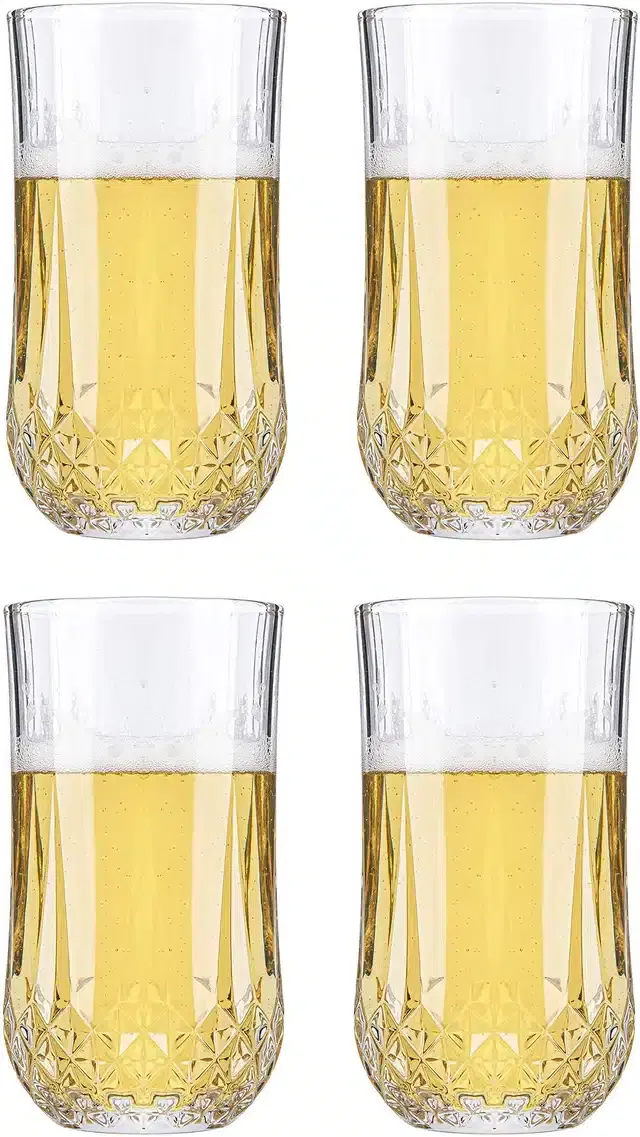 Liquor cum Cocktail Glasses, Transparent, 200 ml, Pack of 4
