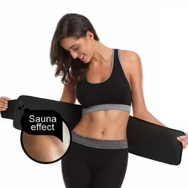 Sweat Belt for Men & Women, Black