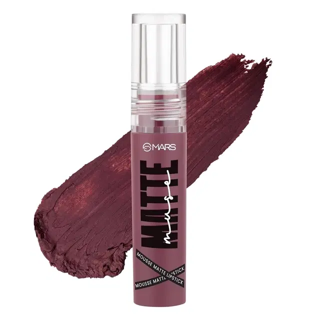 Mars Matte Muse Mousse Lipstick With Doe-Foot Applicator (3 ml, 09-super Star)