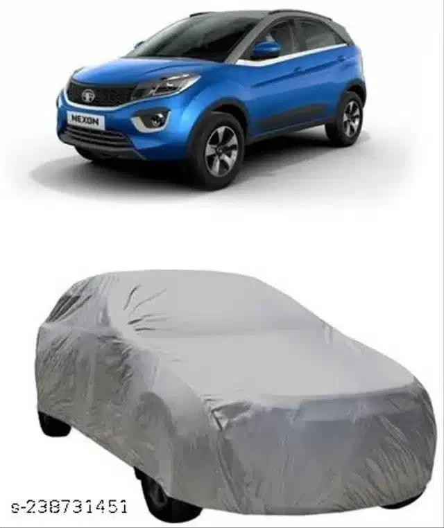 Taffeta Waterproof Car Cover for Tata Nexon, Multicolor